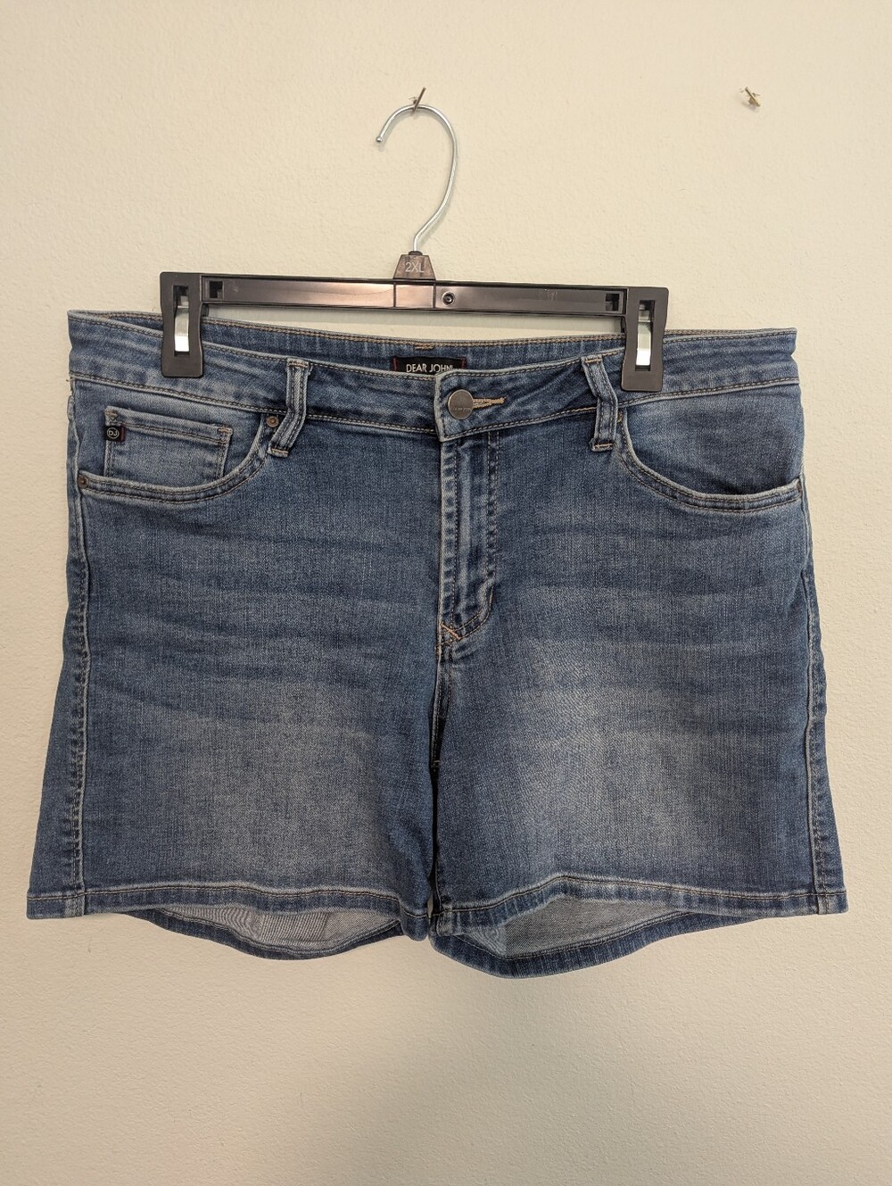 Dear John Denim Jean Shorts Medium Wash Blue Size 30